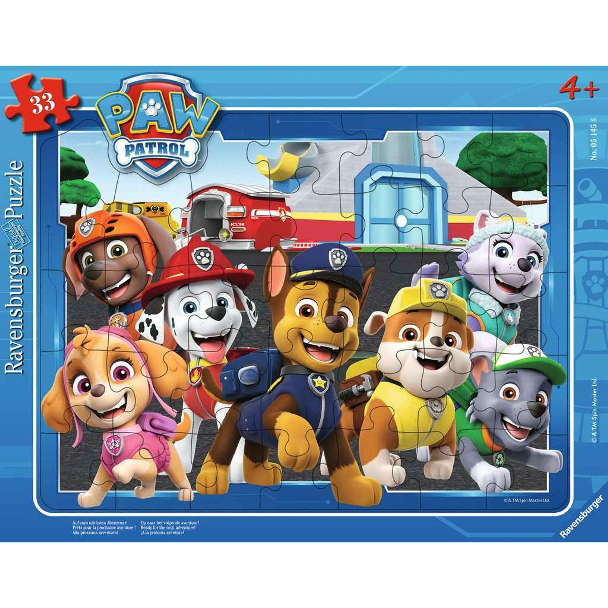 Rahmenpuzzle Paw Patrol Auf zum nächsten Abenteuer 33 Teile | Ravensburger