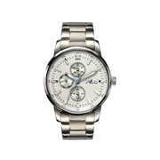 Multifunktions-Herrenuhr aus Edelstahl, Silber | Fila