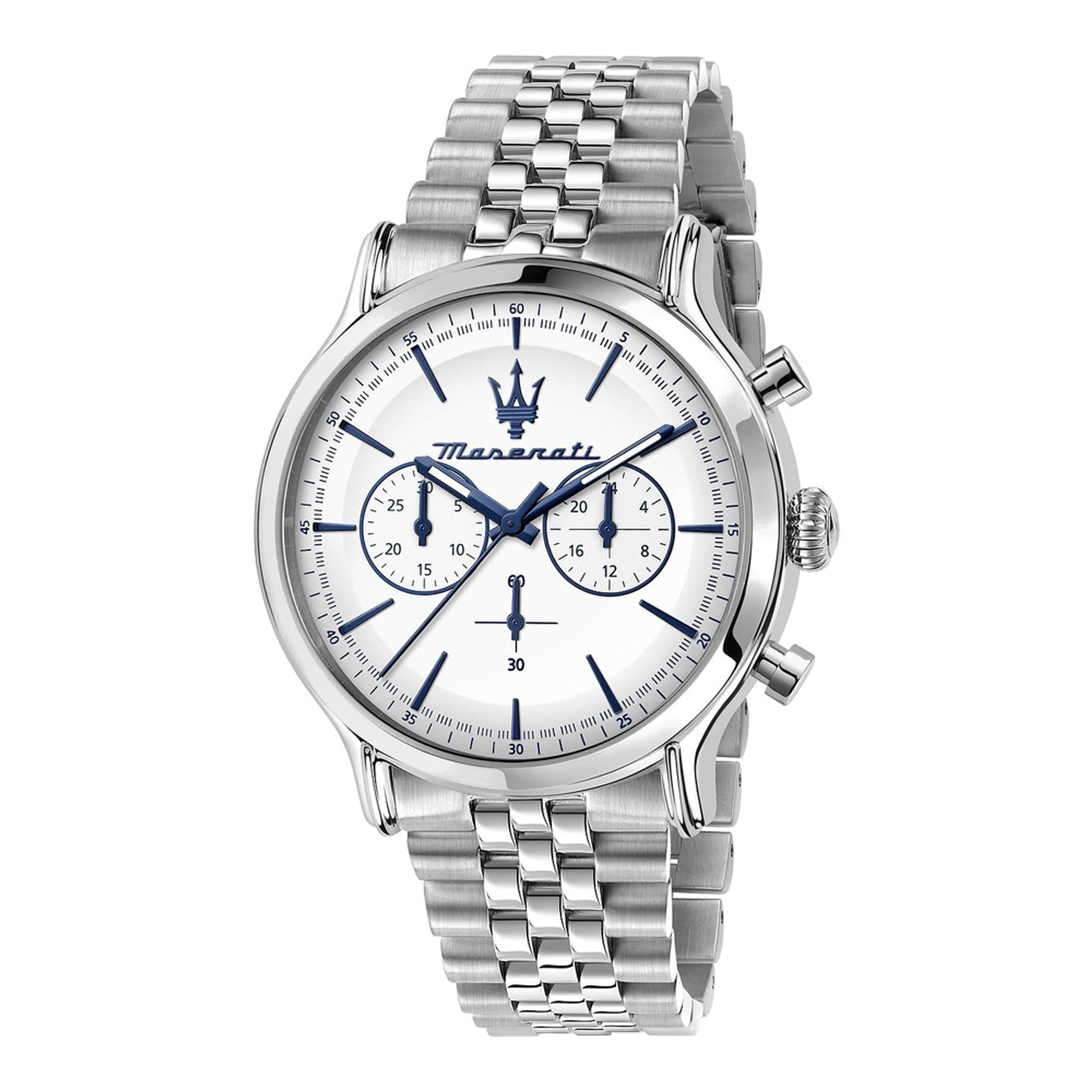 MASERATI Armbanduhr aus Edelstahl in Silber, 4,2×1,2 cm