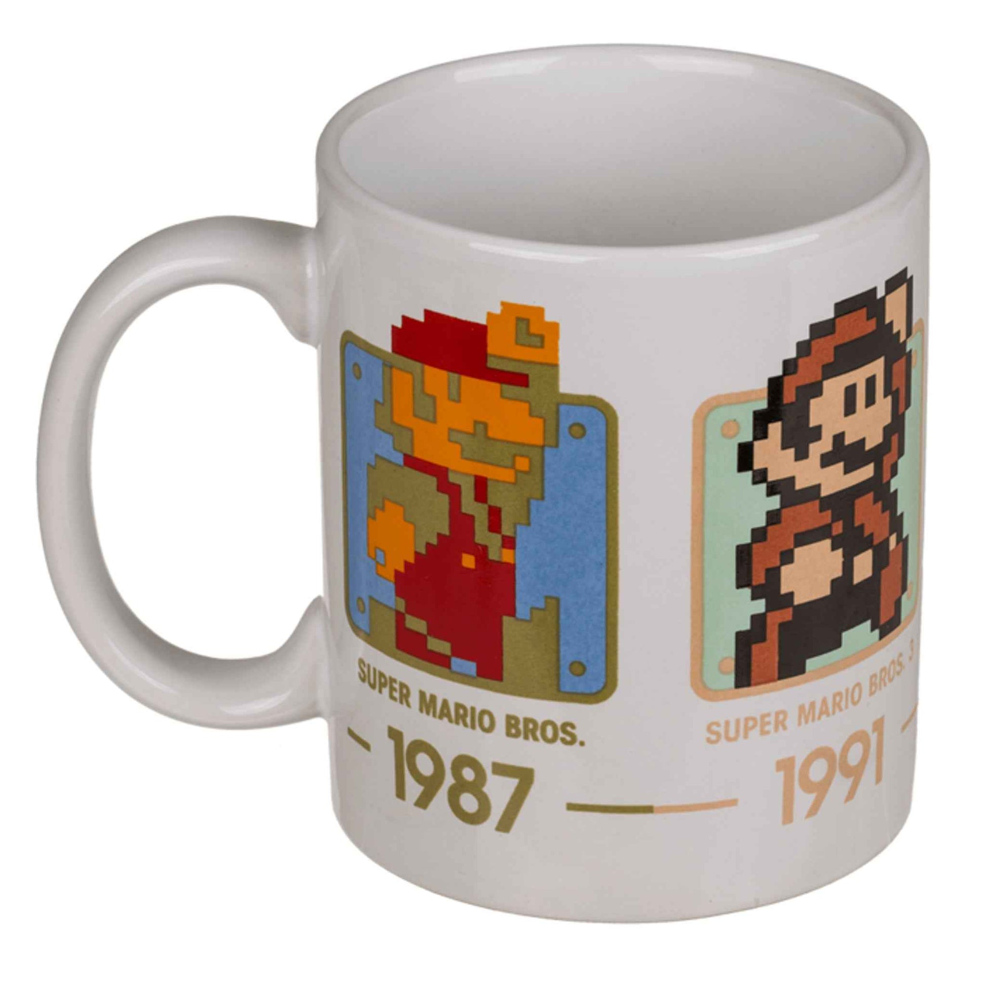Super Mario Tasse aus Dolomit weiß 325 ml rund 10 cm | Out of the blue