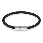 GUESS Armband aus Leder in Silber