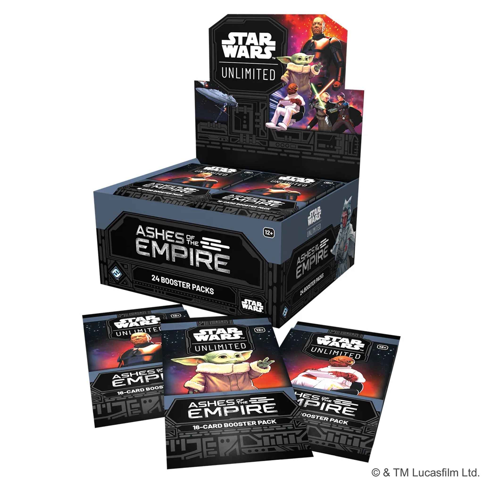 Booster-Display Star Wars Unlimited Ashes of the Empire 24 Packs 384 Karten