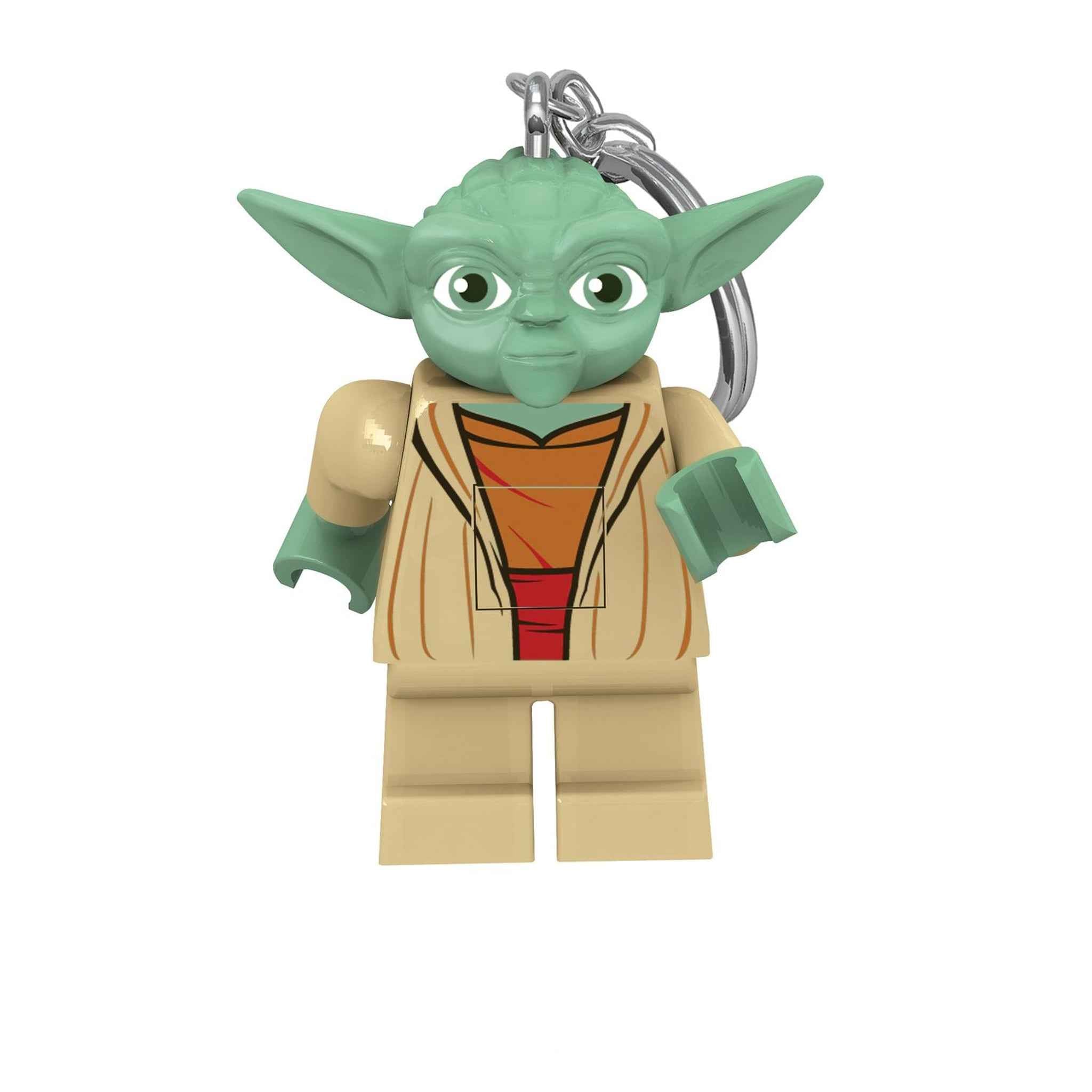 Schlüsselanhänger Yoda mit Taschenlampe 6 cm Kunststoff grün | Joy Toy
