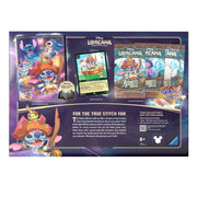 Disney Lorcana Azurite Sea Special Gift Set Sammelalbum Stitch Foil-Promokarte 4 Booster Packs