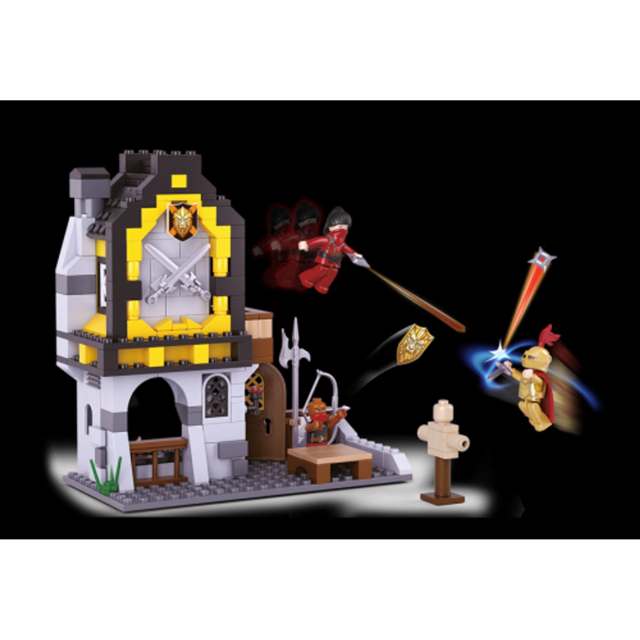 Baukasten Legend Warriors Blacksmith Shop 190 Teile ab 3 Jahren