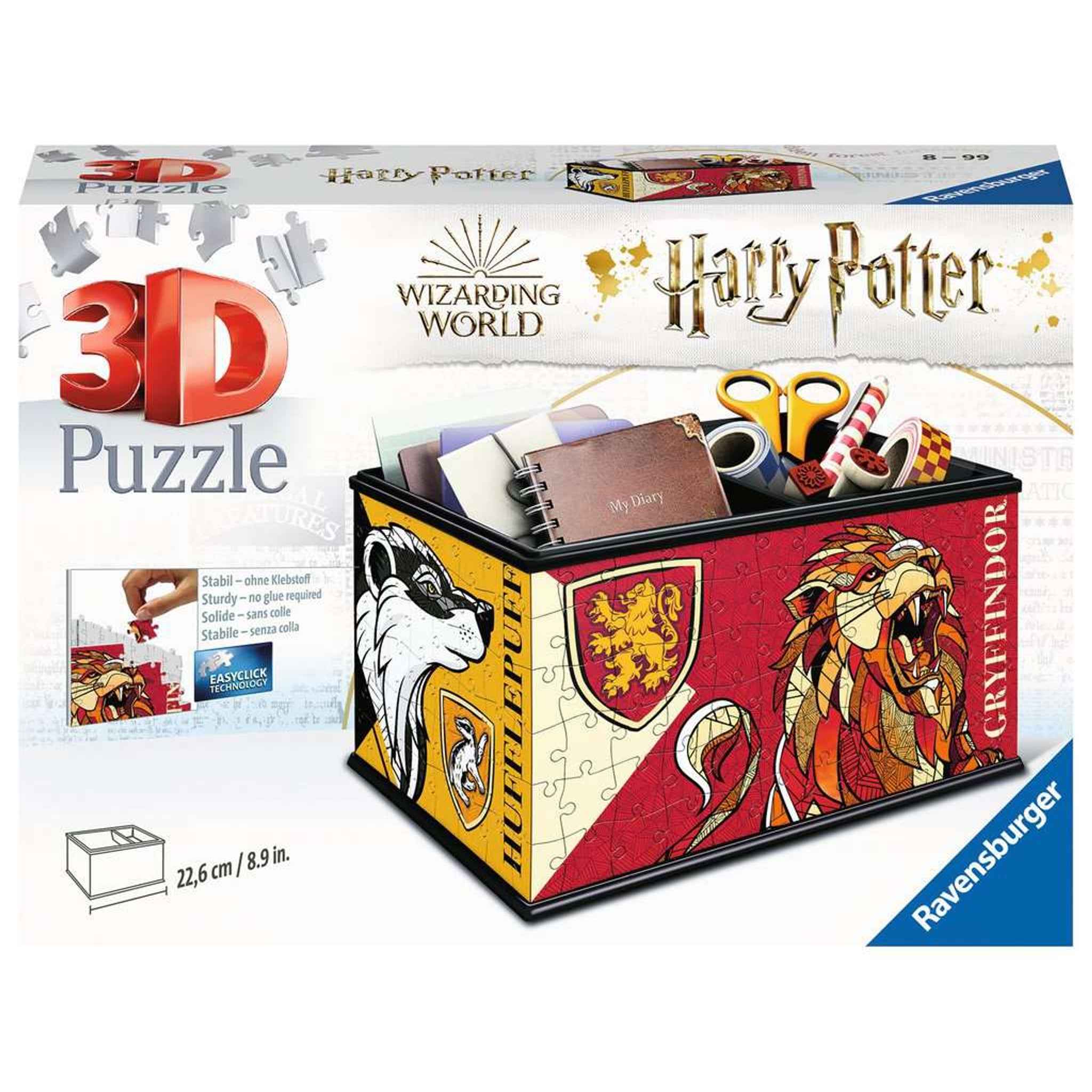 3D Puzzle Aufbewahrungsbox Harry Potter 216 Teile Kunststoff | Ravensburger