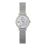 PIERRE CARDIN Damenuhr aus Edelstahl in Silber, 2,8×0,6 cm