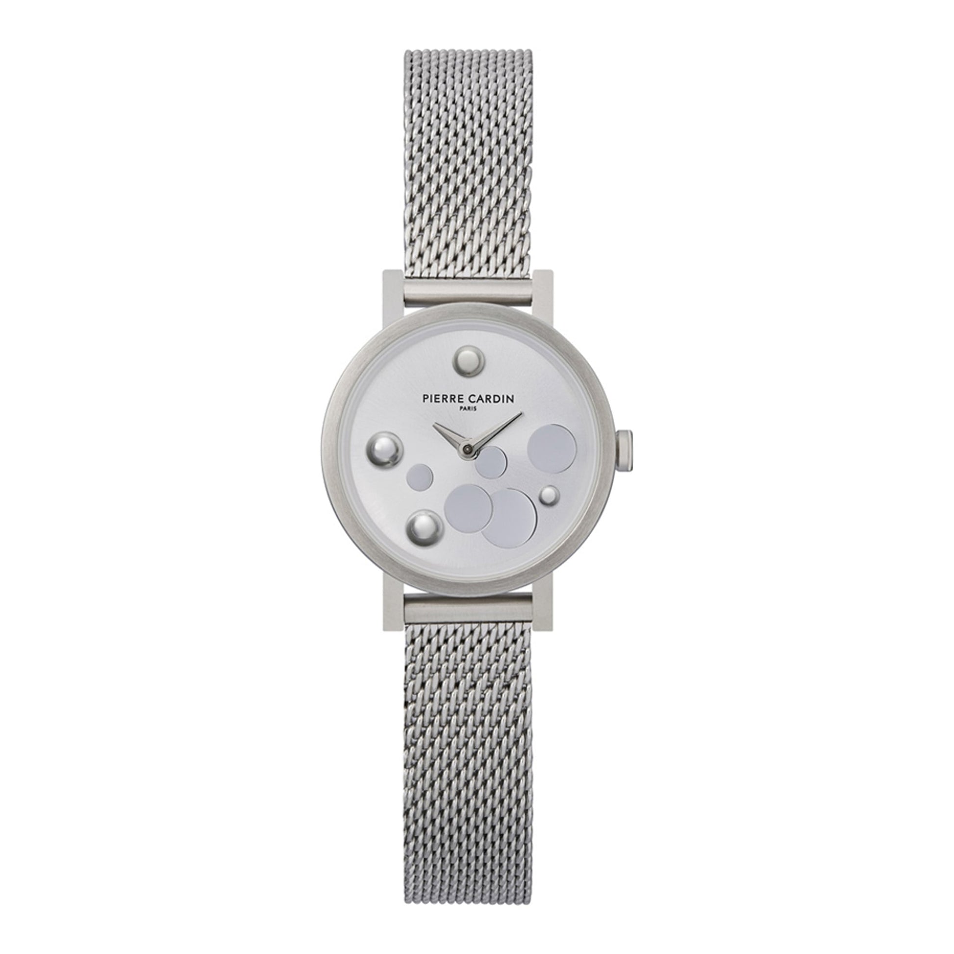 PIERRE CARDIN Damenuhr aus Edelstahl in Silber, 2,8×0,6 cm