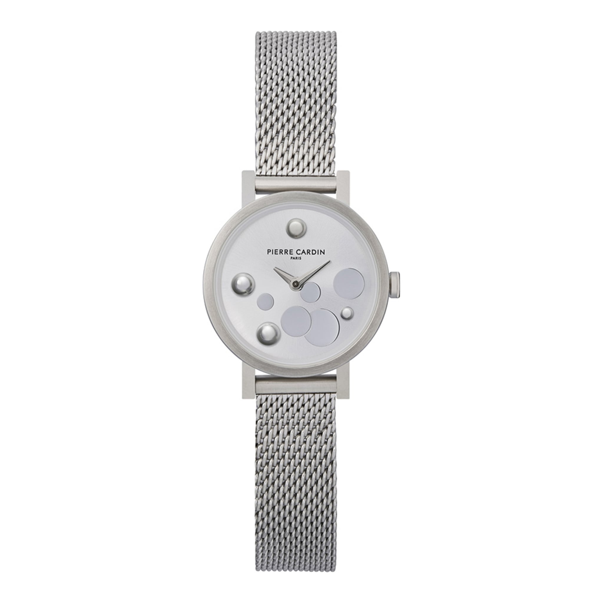 PIERRE CARDIN Damenuhr aus Edelstahl in Silber, 2,8×0,6 cm