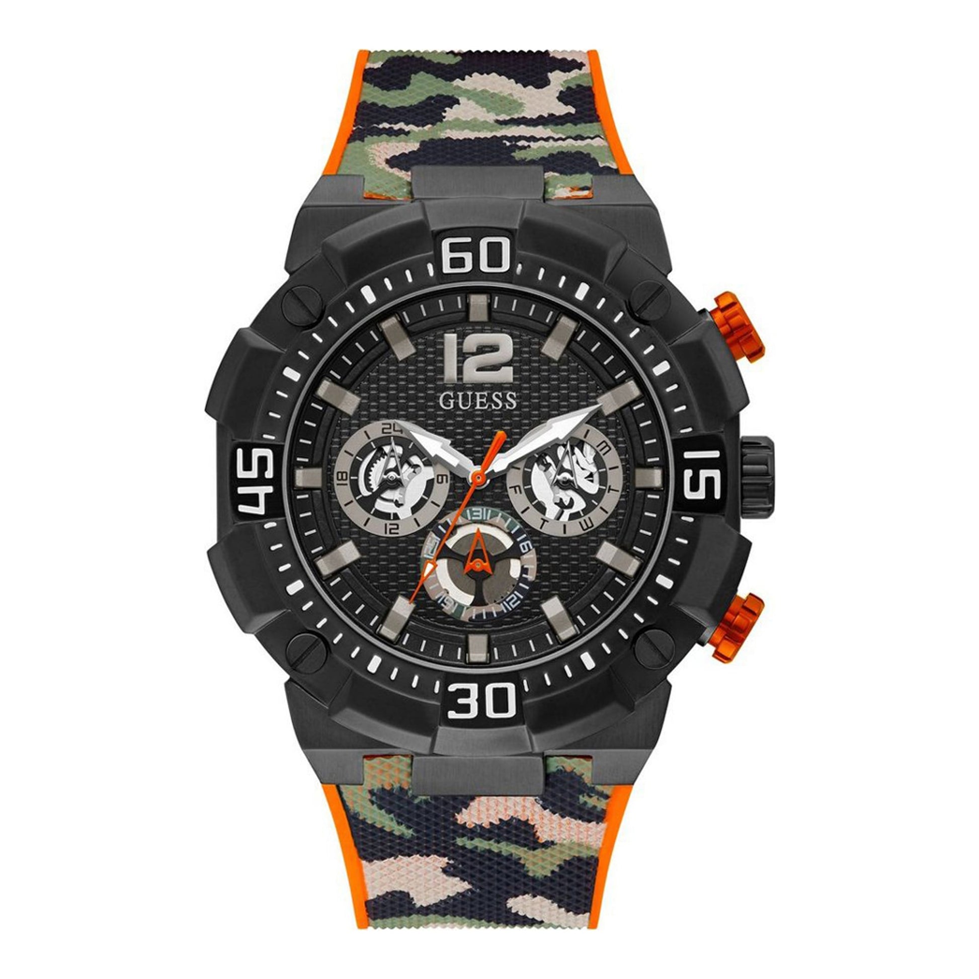 GUESS Armbanduhr GW0264G2 aus Edelstahl, 5×1,3 cm