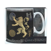 Jumbo Tasse Game of Thrones Logos and Throne Porzellan schwarz