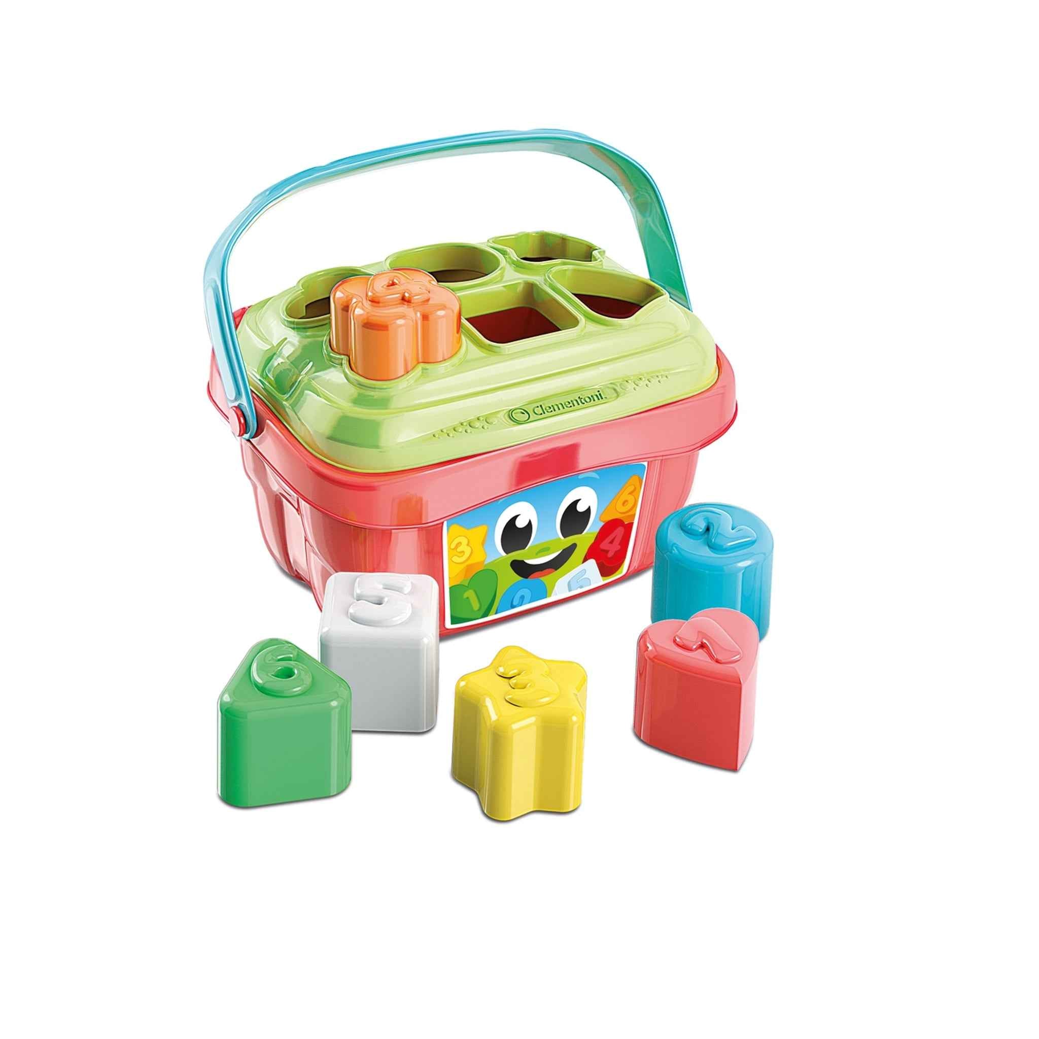Formensortierbox Baby 6 Formen Kunststoff mehrfarbig | Clementoni