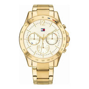 Damenuhr Haven Edelstahl gold/silber 38 mm Quarz Multifunktion | Tommy Hilfiger