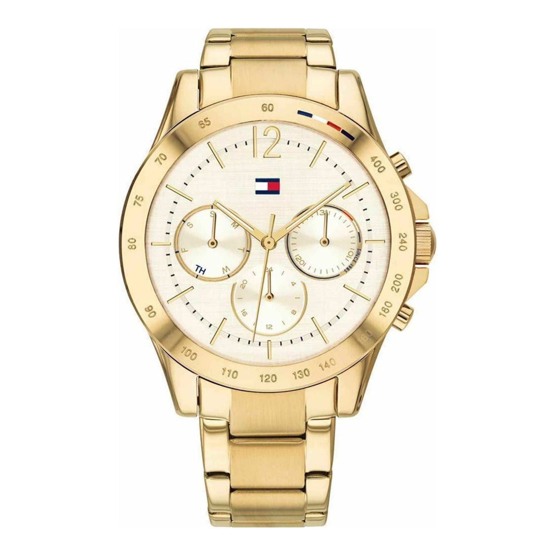 Damenuhr Haven Edelstahl gold/silber 38 mm Quarz Multifunktion | Tommy Hilfiger
