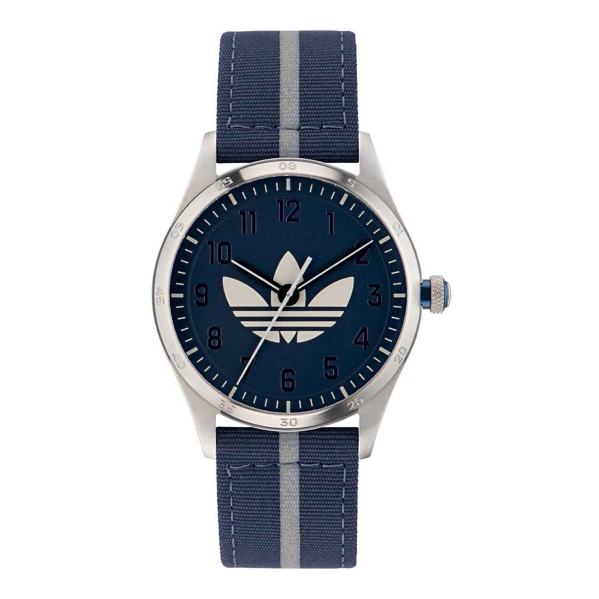Herrenuhr aus Edelstahl, Blaues Zifferblatt 42 mm | Adidas