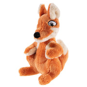 Plüschfigur aus Recyceltes PET-Plast in Beige, 19 cm