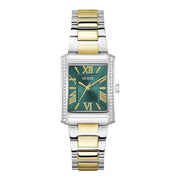 GUESS Damenuhr GW0874L2 aus Edelstahl in Silber, 27×7 mm