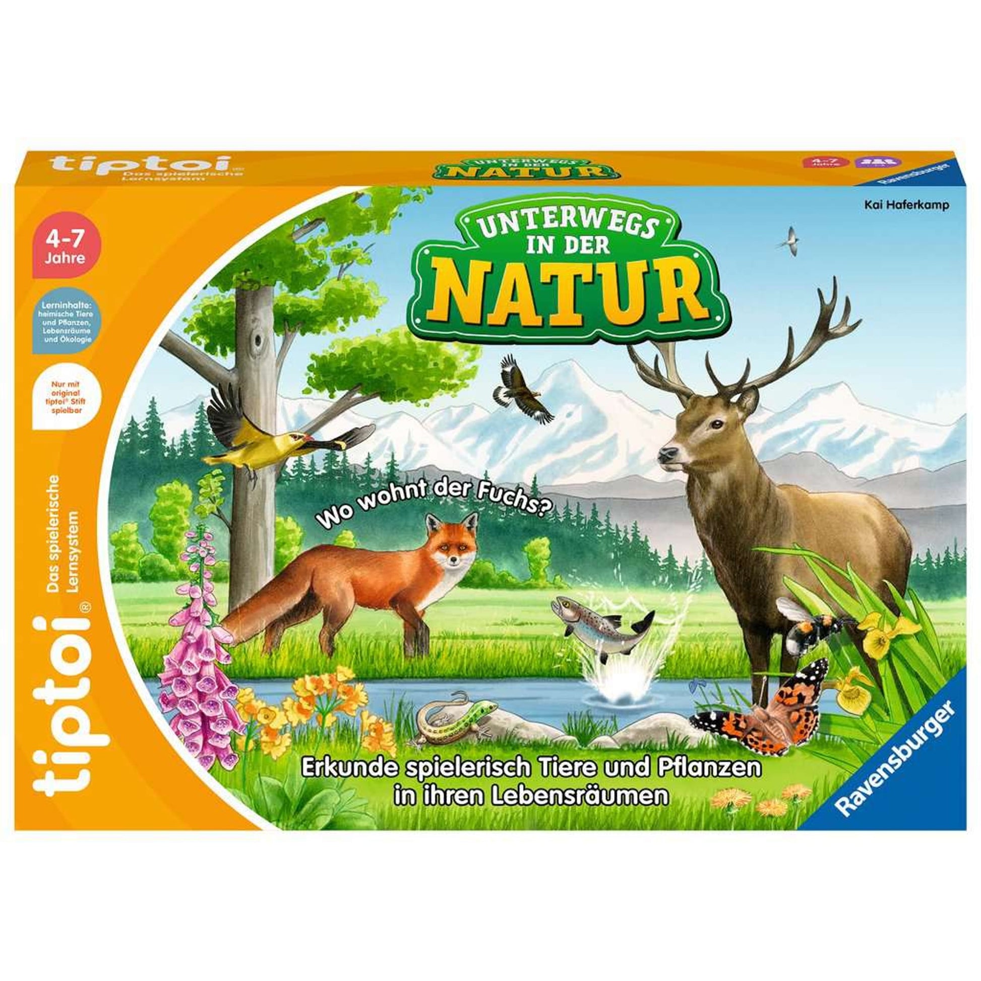 Ravensburger Lernspiel in Weiß, 33,5×23,1×3,7 cm