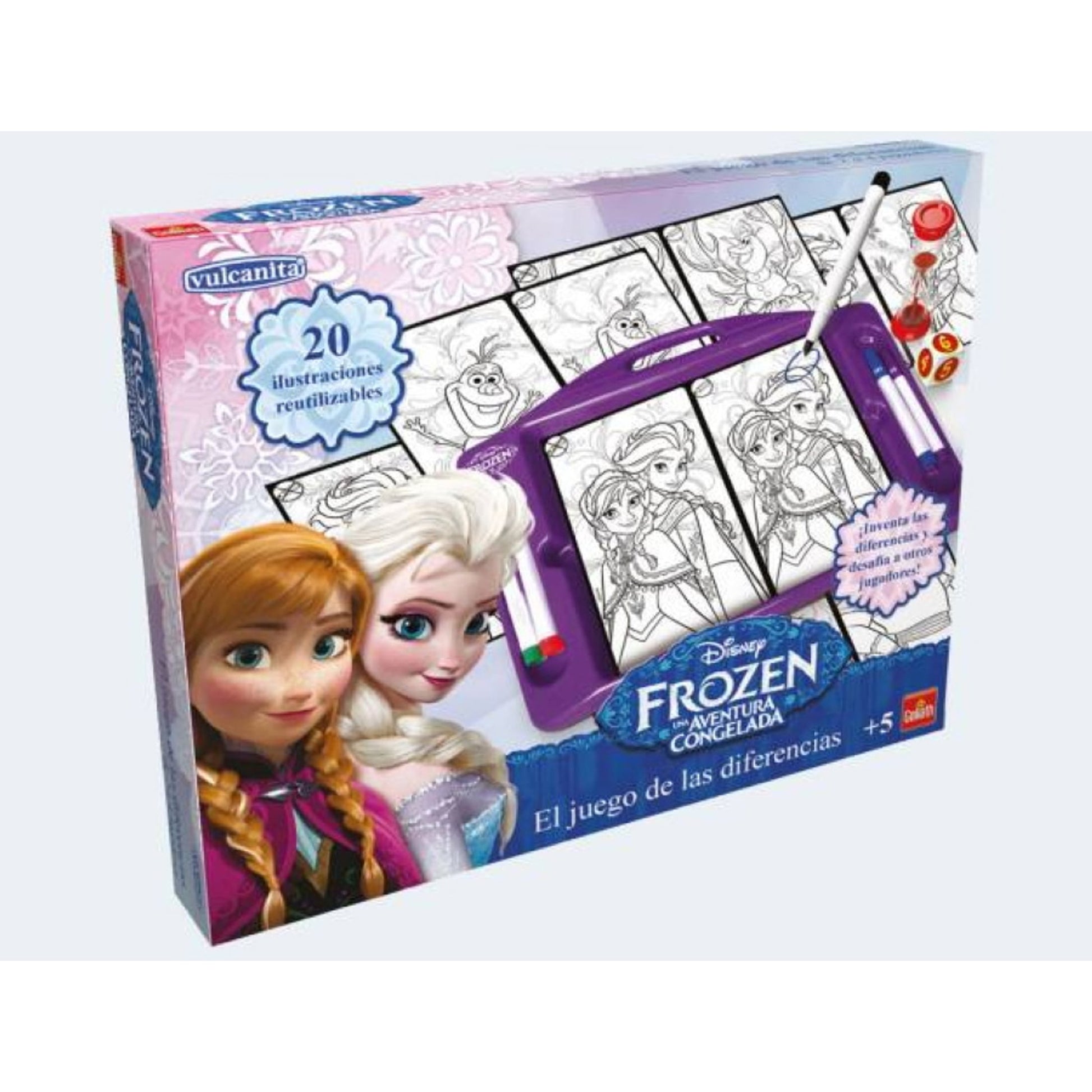 Fehler-Suchspiel Disney Frozen Spotography 2-4 Spieler ab 3 Jahren