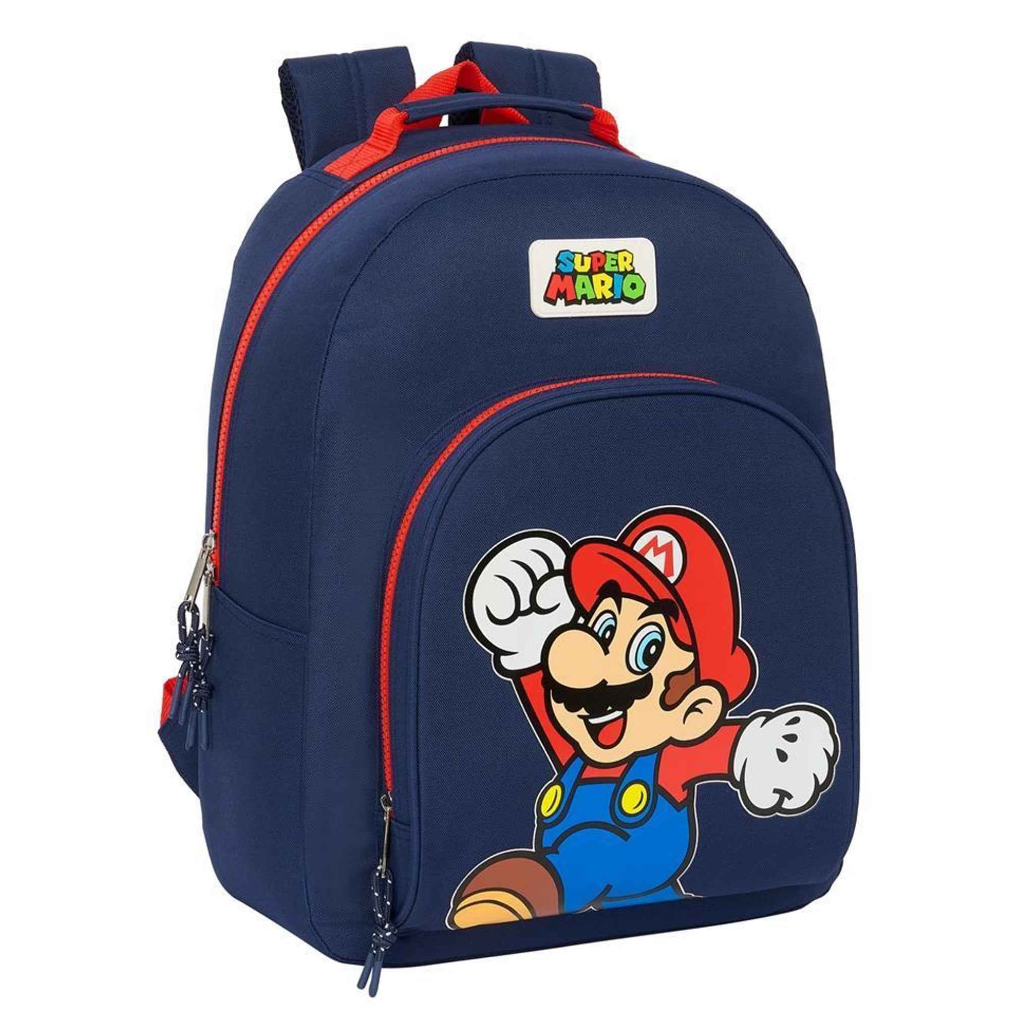 Rucksack Super Mario World blau 32×15×42 cm gepolstert | SAFTA