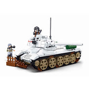 Steckbausteine Army Battle of Budapest Medium Panzer weiß 518 Teile ab 6 Jahren
