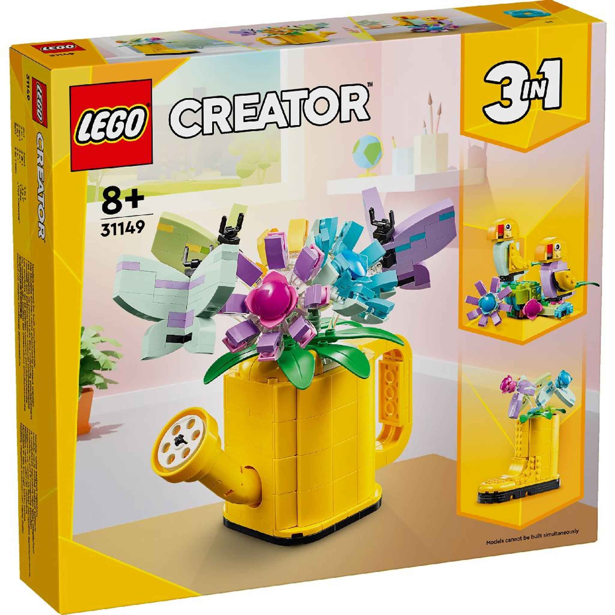 Spielzeug LEGO Creator Bausatz Gießkanne mit Blumen 420 Teile ab 8