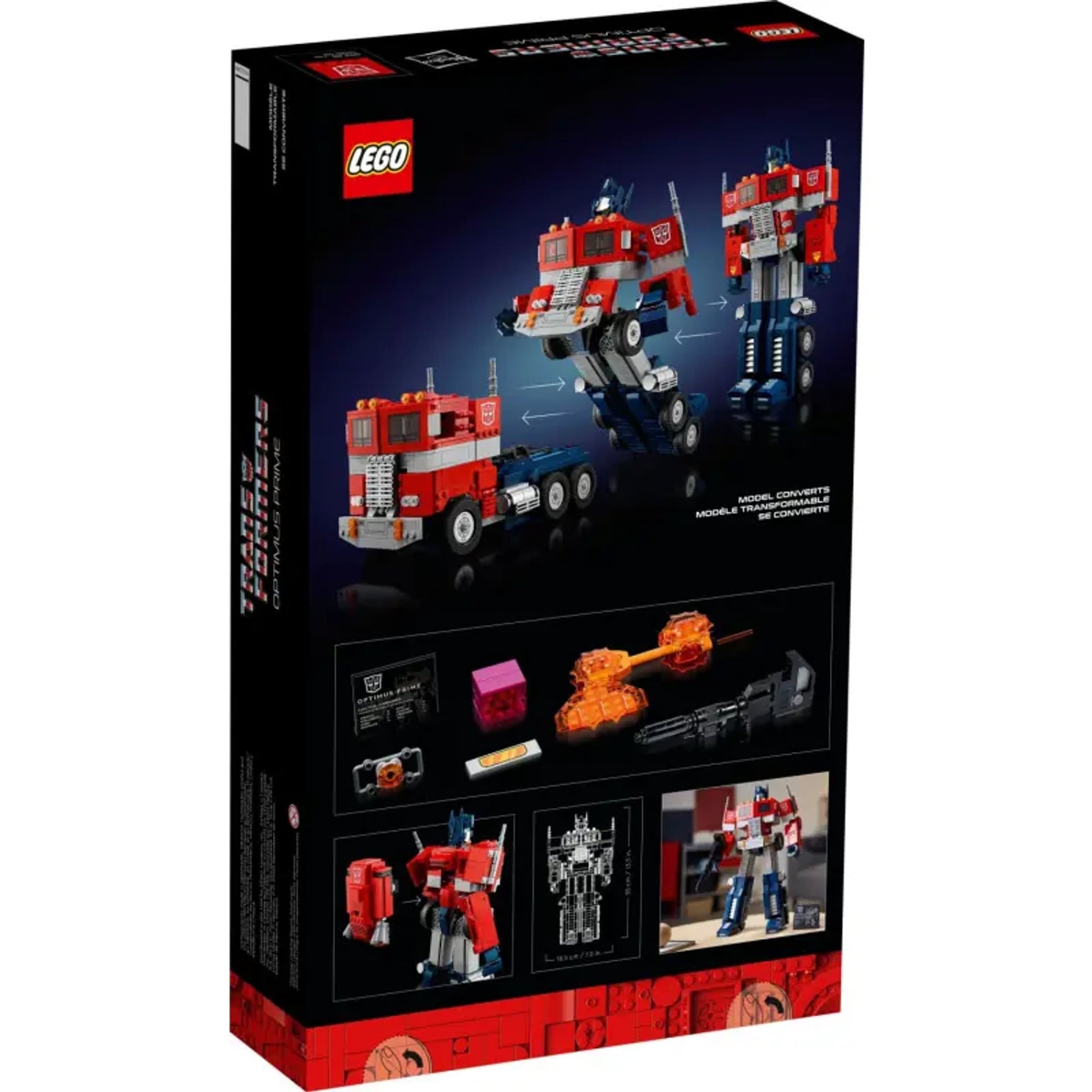 Bauspielzeug Transformers Optimus Prime 1508 Teile ab 18 Jahren