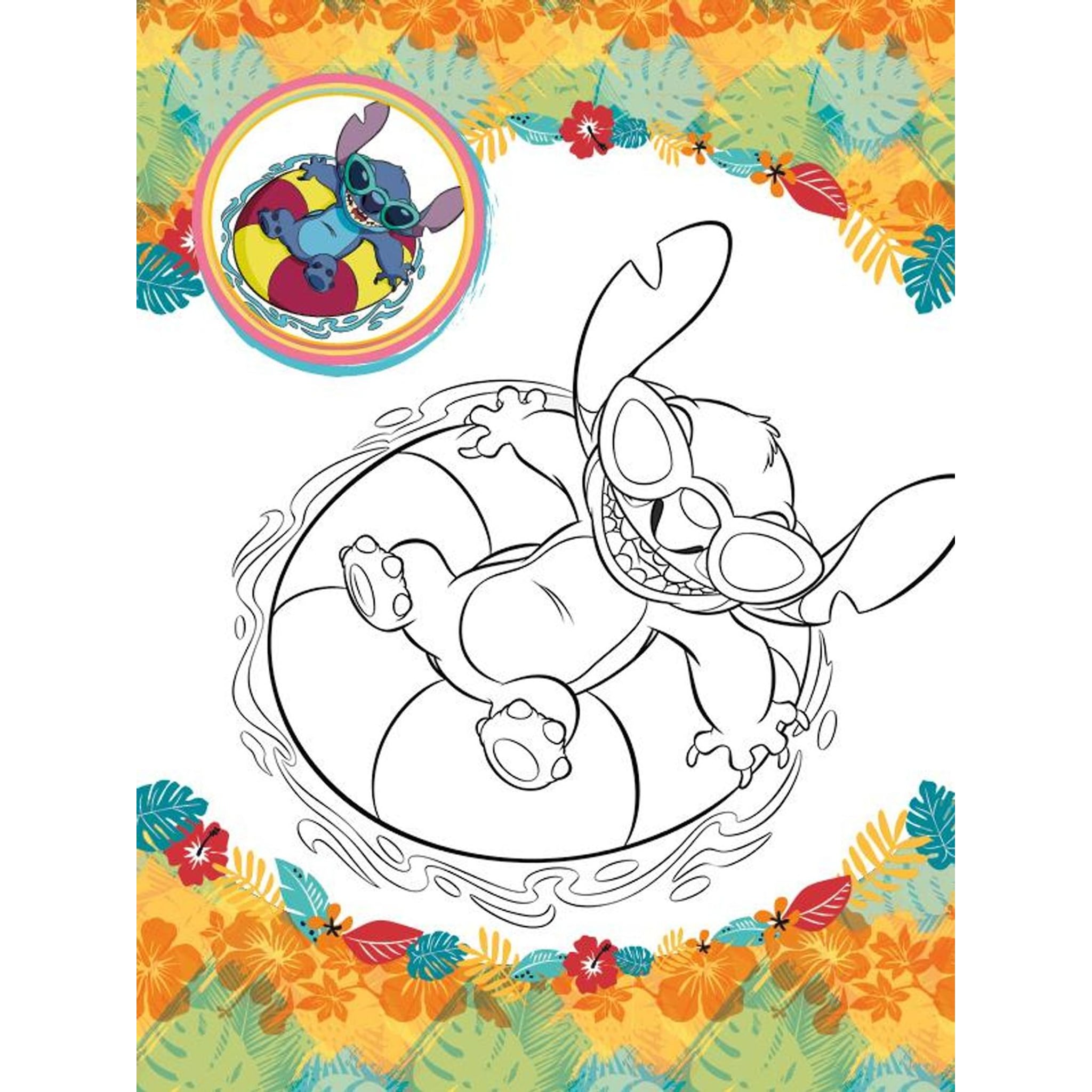 Malbuch Lilo & Stitch 64 Seiten mit Stickern
