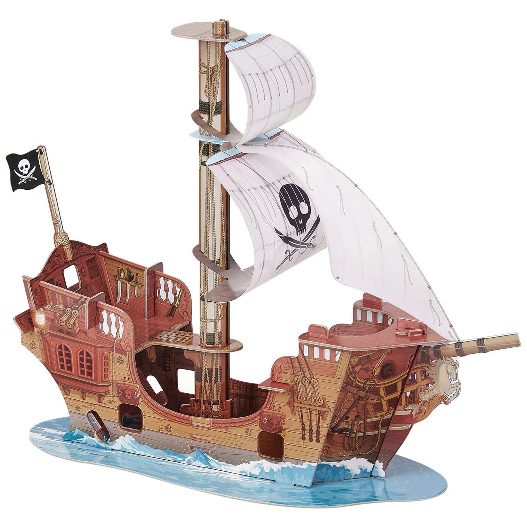 Papo Piratenschiff aus Kunststoff, 55,6×47,2×21,8 cm