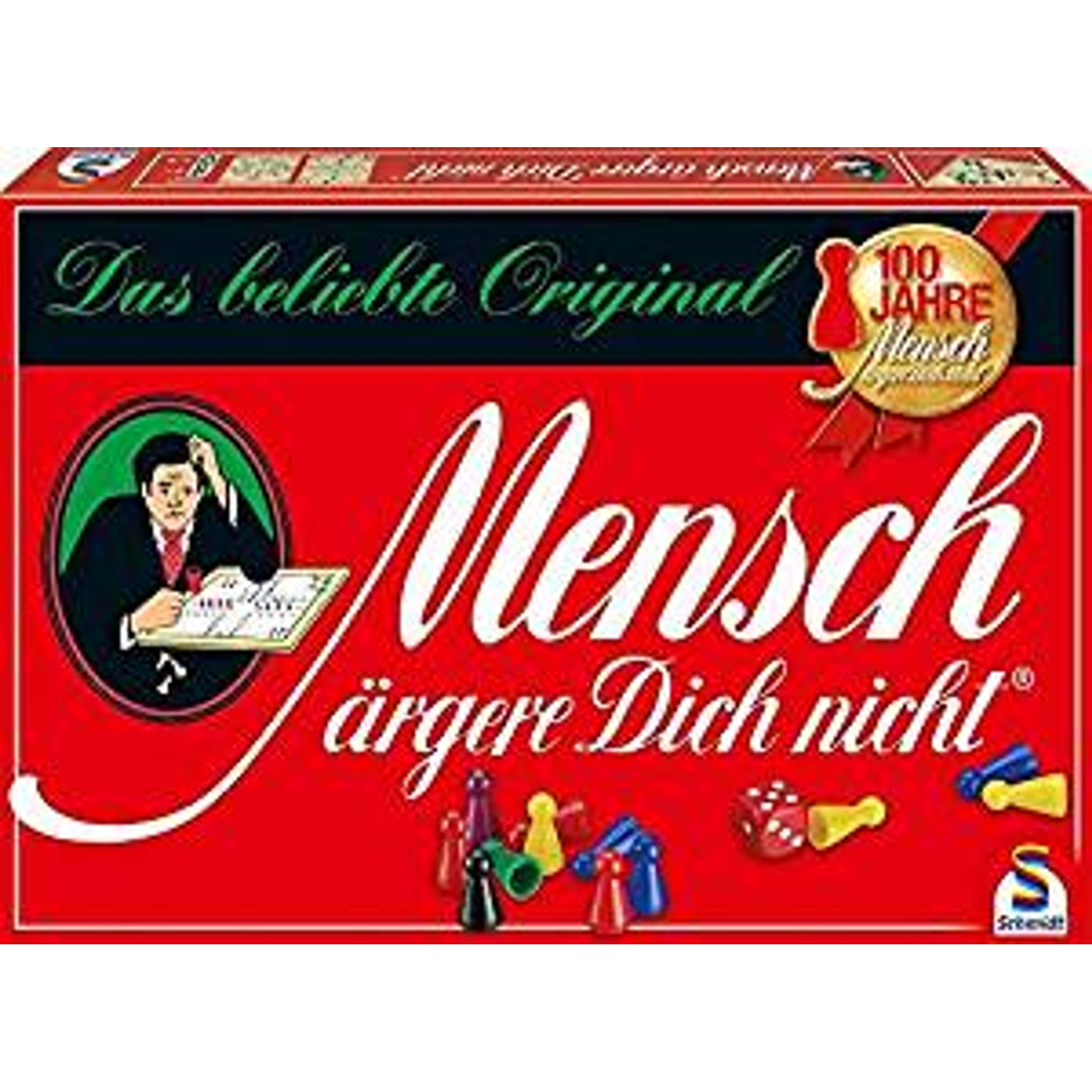 Schmidt Spiele Familienspiel aus Kunststoff in Rot, 33,5×23×3,8 cm