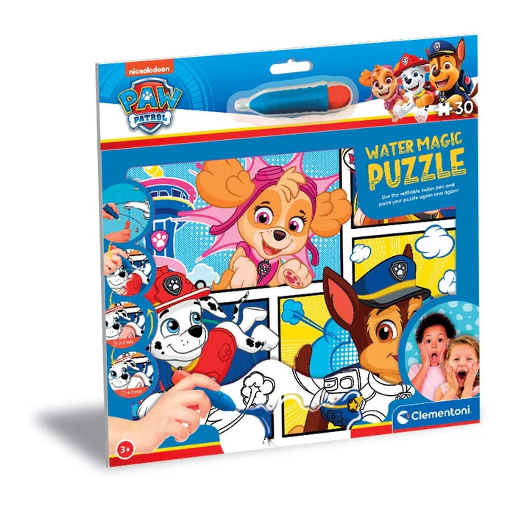 Puzzle Water Magic 30 Teile Paw Patrol ab 3 Jahren 30×38 cm | Clementoni