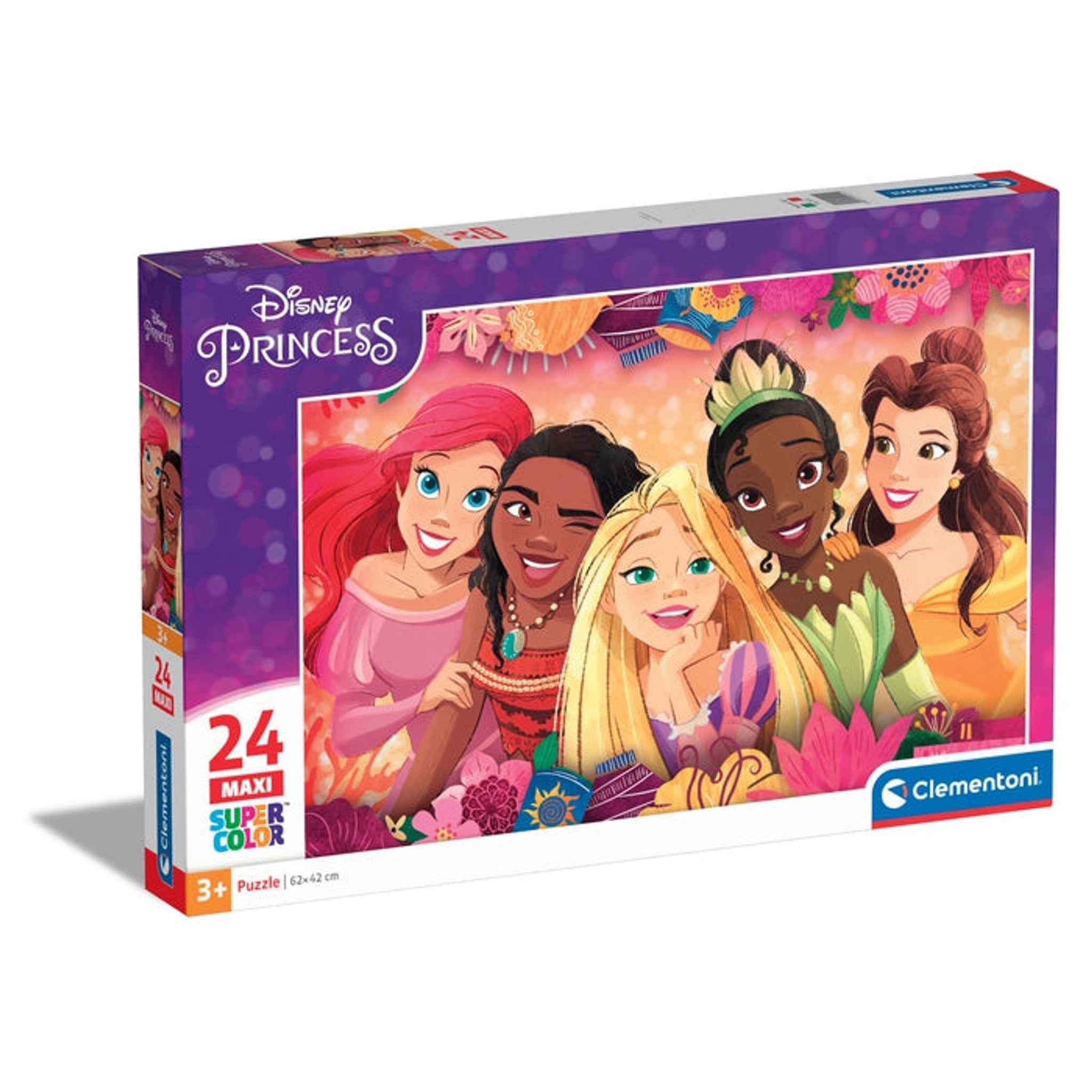 Spielzeug Puzzle Maxi 24 Teile Disney Princess 62x42 cm ab 3 Jahren | Clementoni