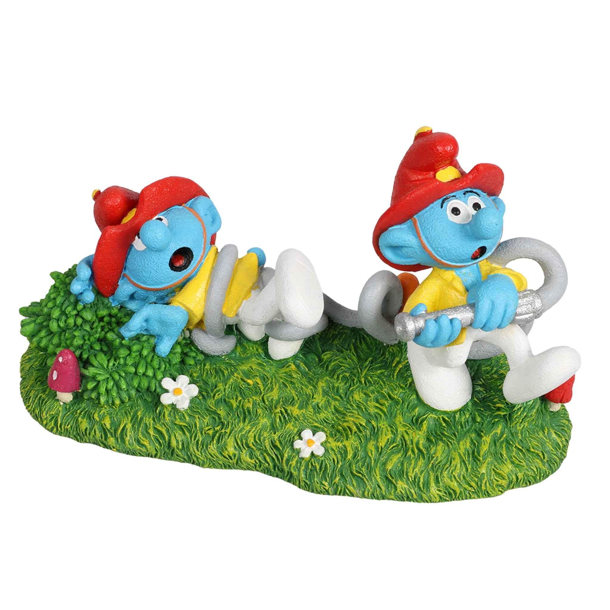 Deko-Figur Schlümpfe Feuerwehr Polyesterharz 15,7 cm | AquaDella by Laroy Group