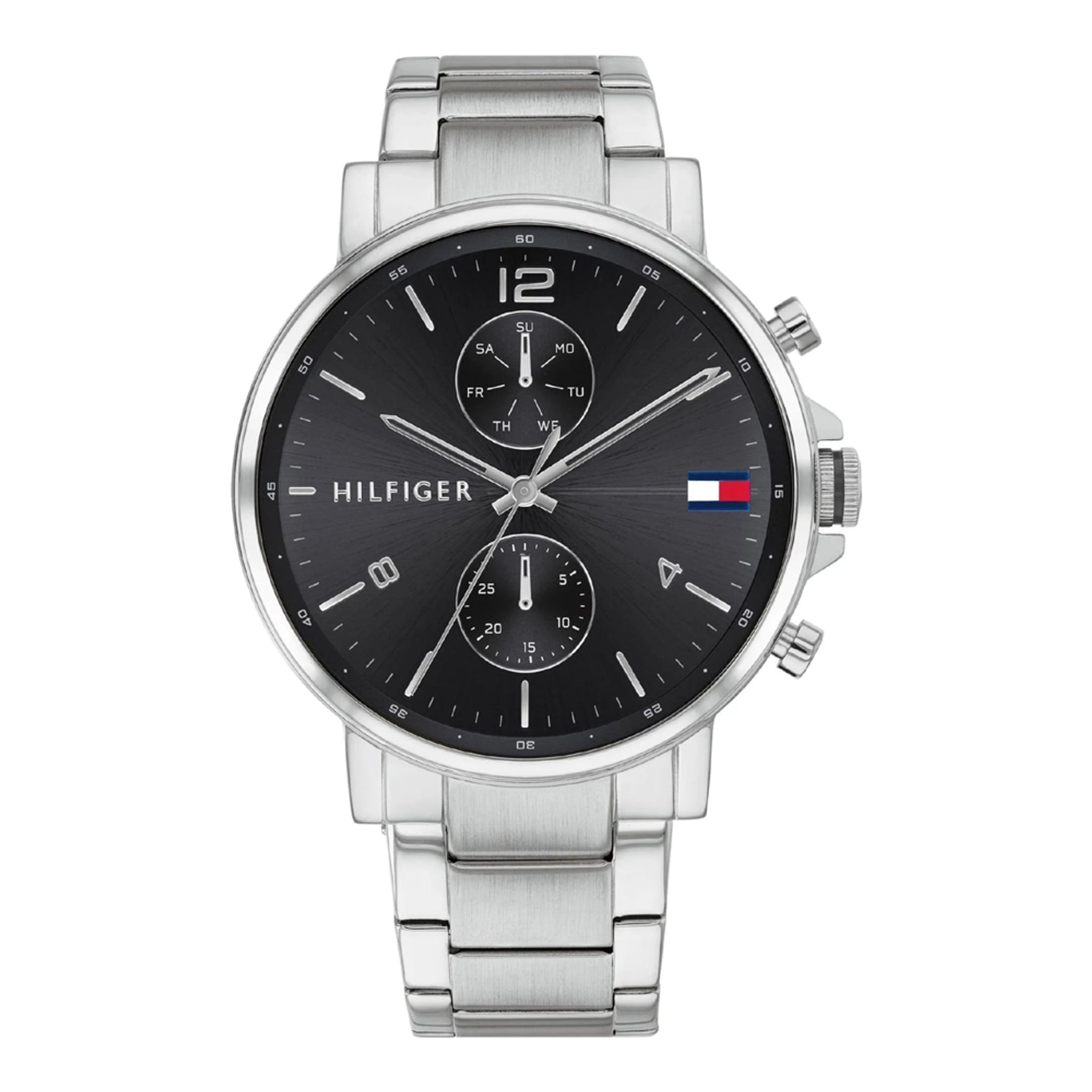 Herrenuhr Daniel Multifunktion Edelstahl silber 44 mm Quarz | Tommy Hilfiger