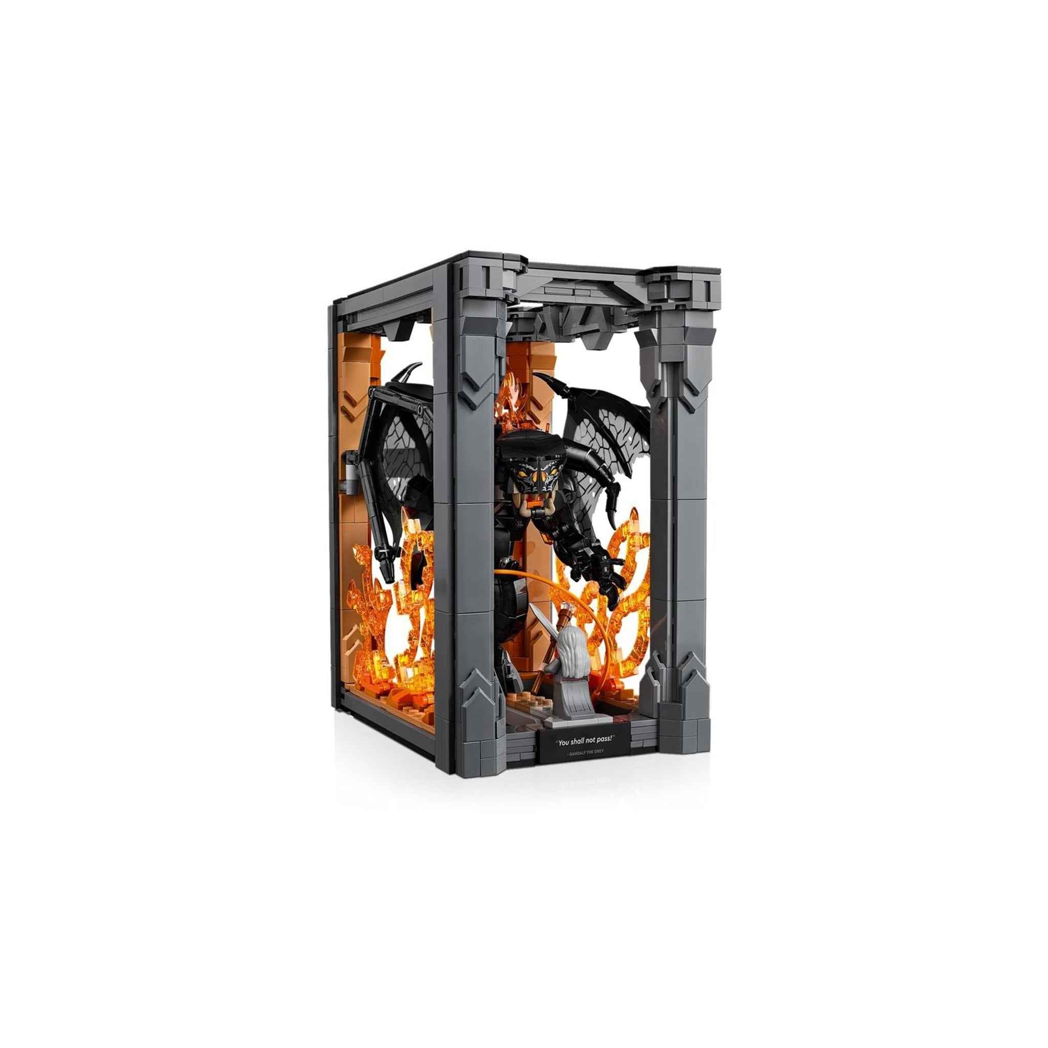 Bücherstütze Balrog 1201 Teile Der Herr der Ringe 38,2 cm | LEGO