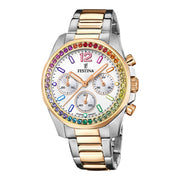 Festina Damenuhr aus Edelstahl in Rosegold, 3,8×1,1 cm