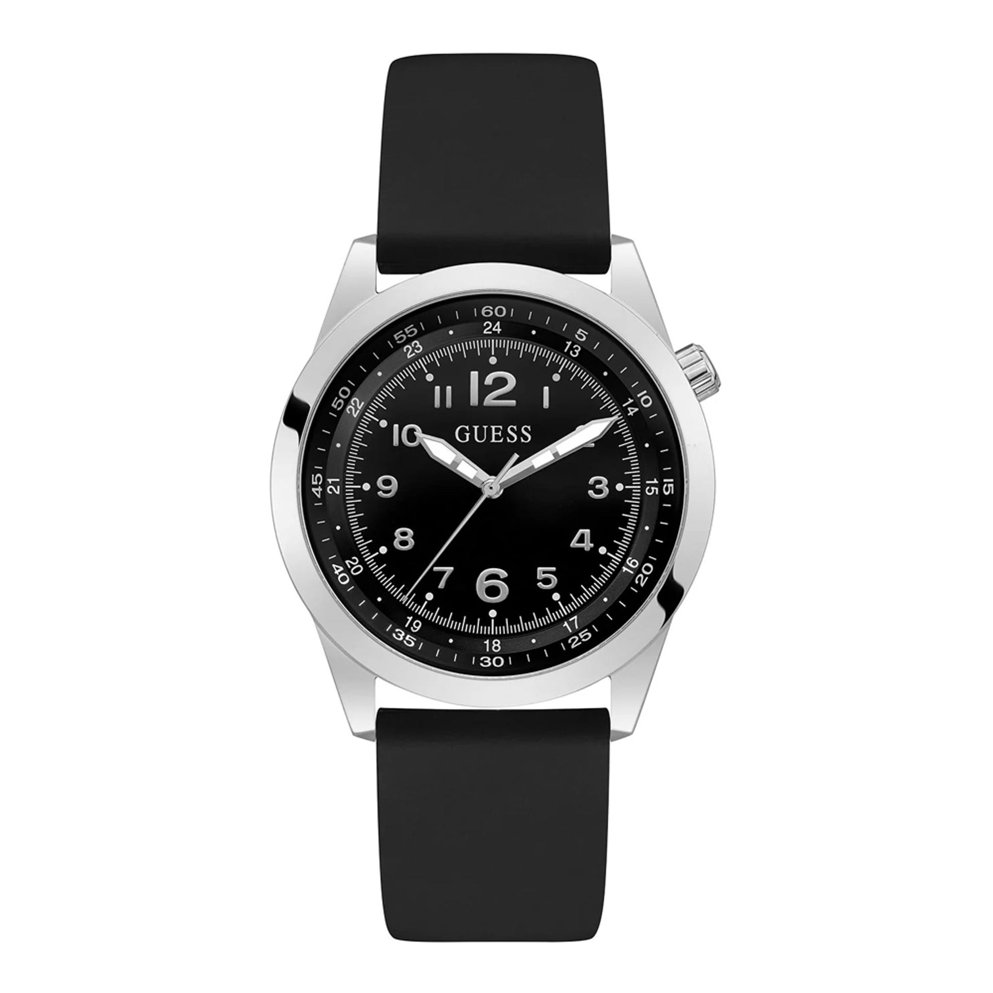 GUESS Herrenuhr GW0494G1 aus Edelstahl in Schwarz, 4,2×0,8 cm