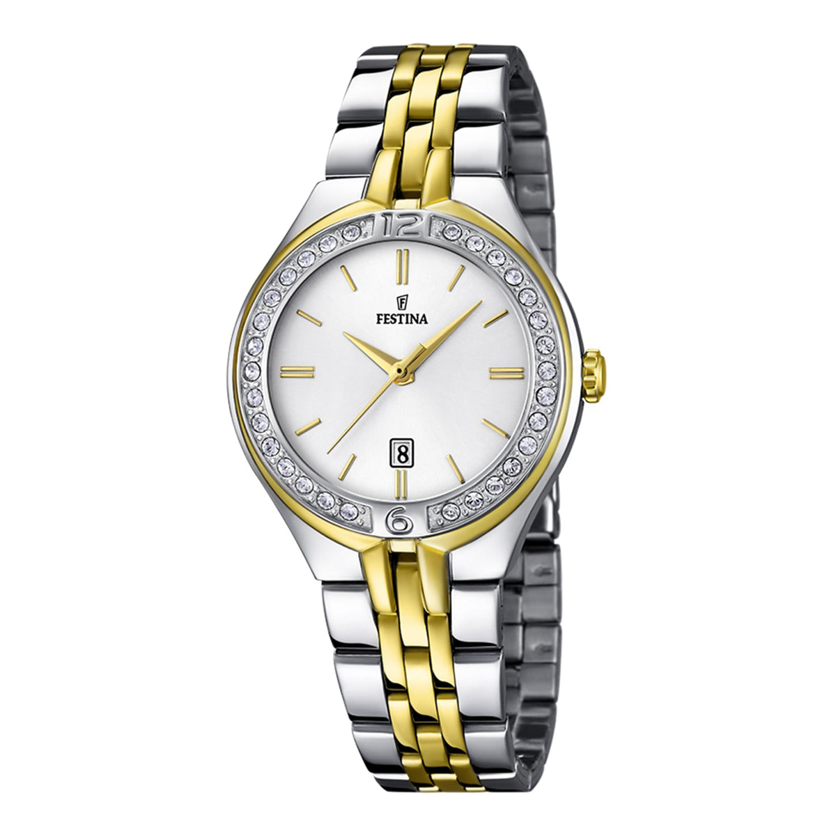 Festina Damenuhr aus Edelstahl, 3,2×0,8 cm
