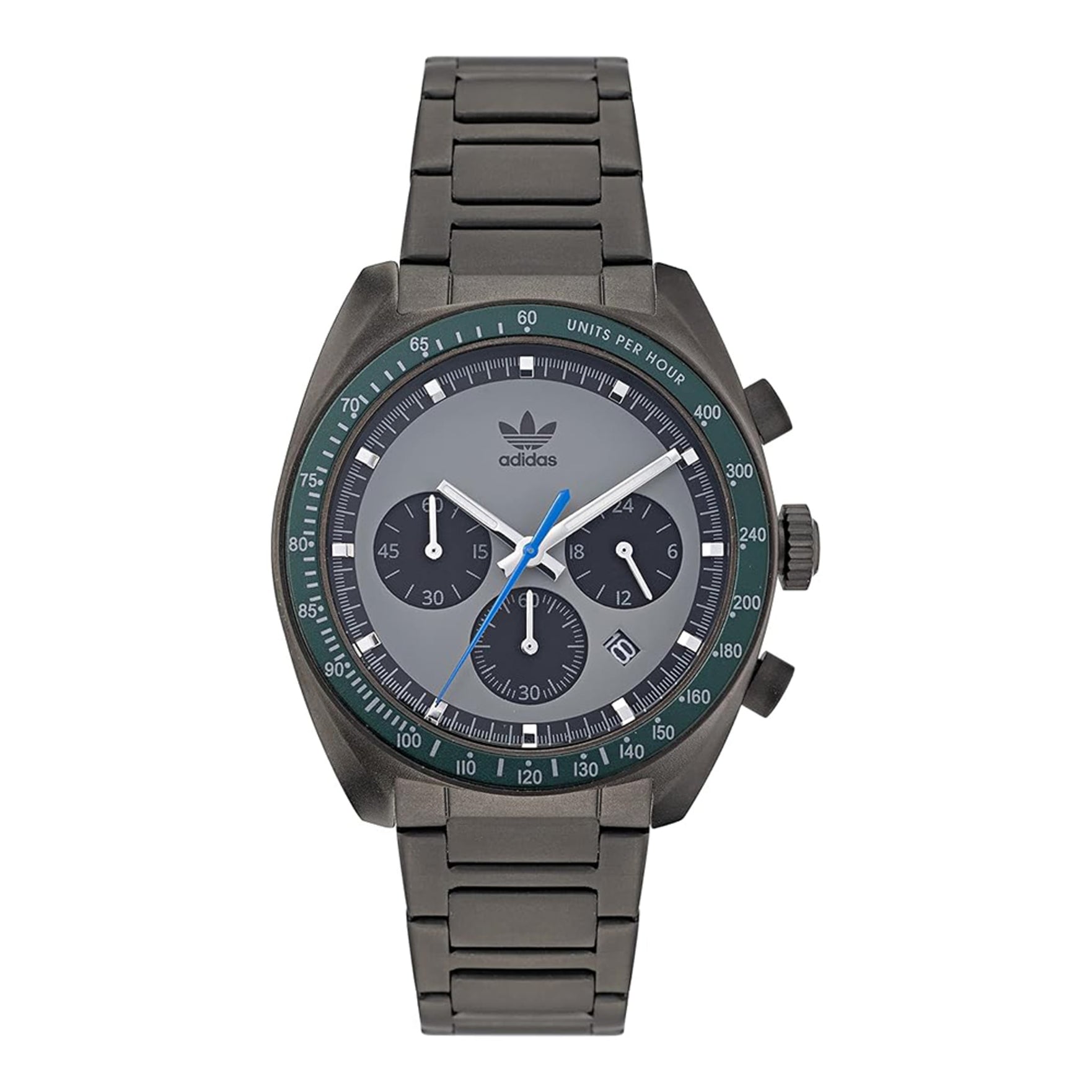 Herrenuhr Chronograph Edelstahl grau 40 mm Quarz AOFH22007 | Adidas