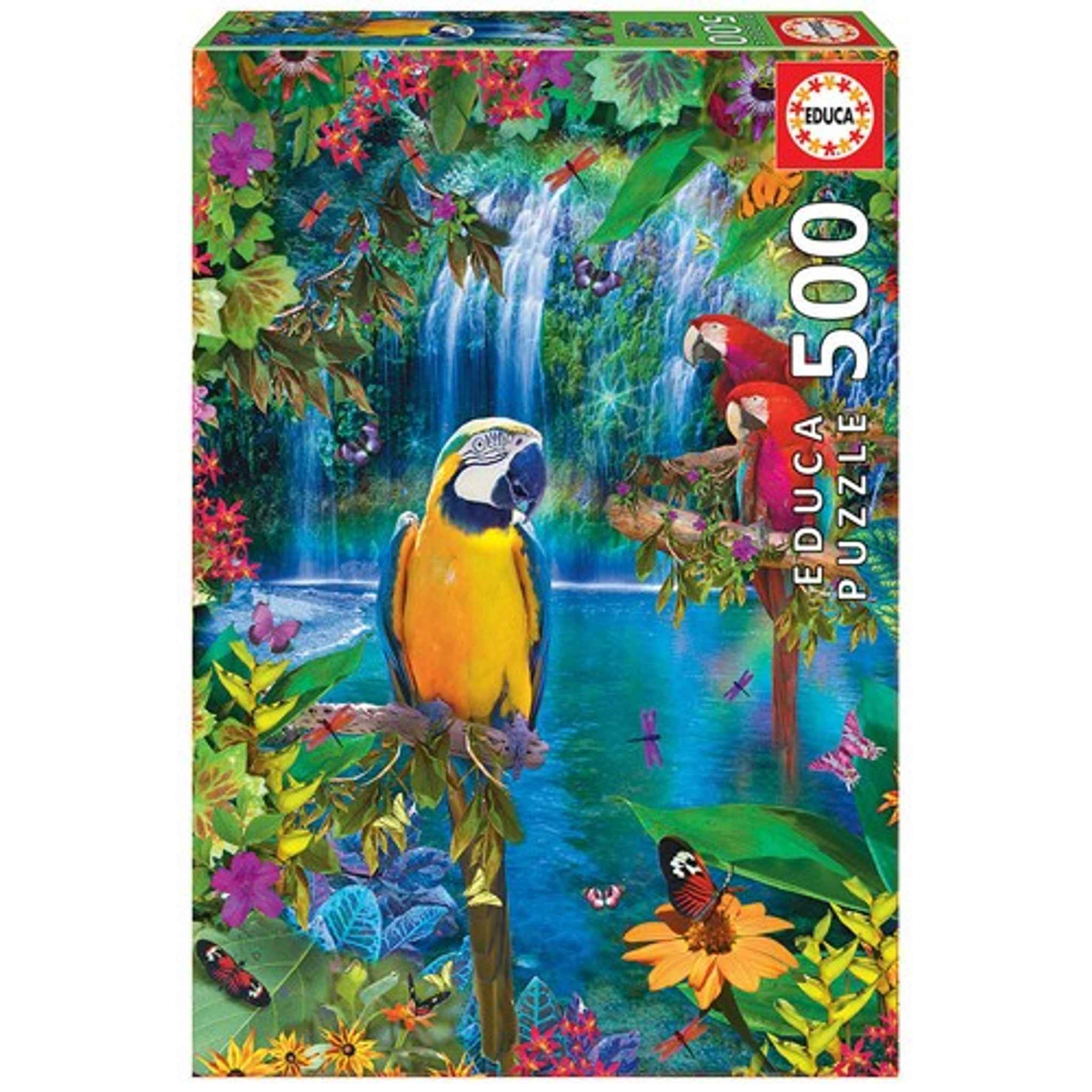 Puzzle Bird Tropical Land 500 Teile 48×34 cm | Educa