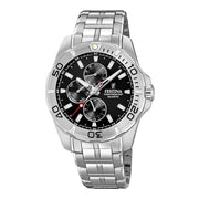Festina Herrenuhr aus Edelstahl in Silber, 4,3×1,1 cm