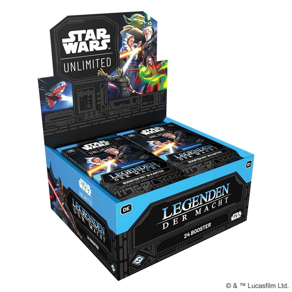 Sammelkartenspiel Star Wars Unlimited Legenden der Macht Booster-Display 24