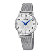 Festina Damenuhr aus Edelstahl in Silber, 2,9×0,8 cm
