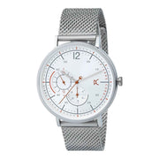Herrenuhr Bonne Stride Quarz Edelstahl silber 42 mm Datumsanzeige
