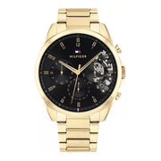 TOMMY HILFIGER Herrenuhr aus Edelstahl, 44 mm