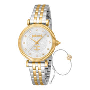 Damenuhr Unleashed Set JC1L266M0055 Edelstahl silber-gold 32 mm Quarz