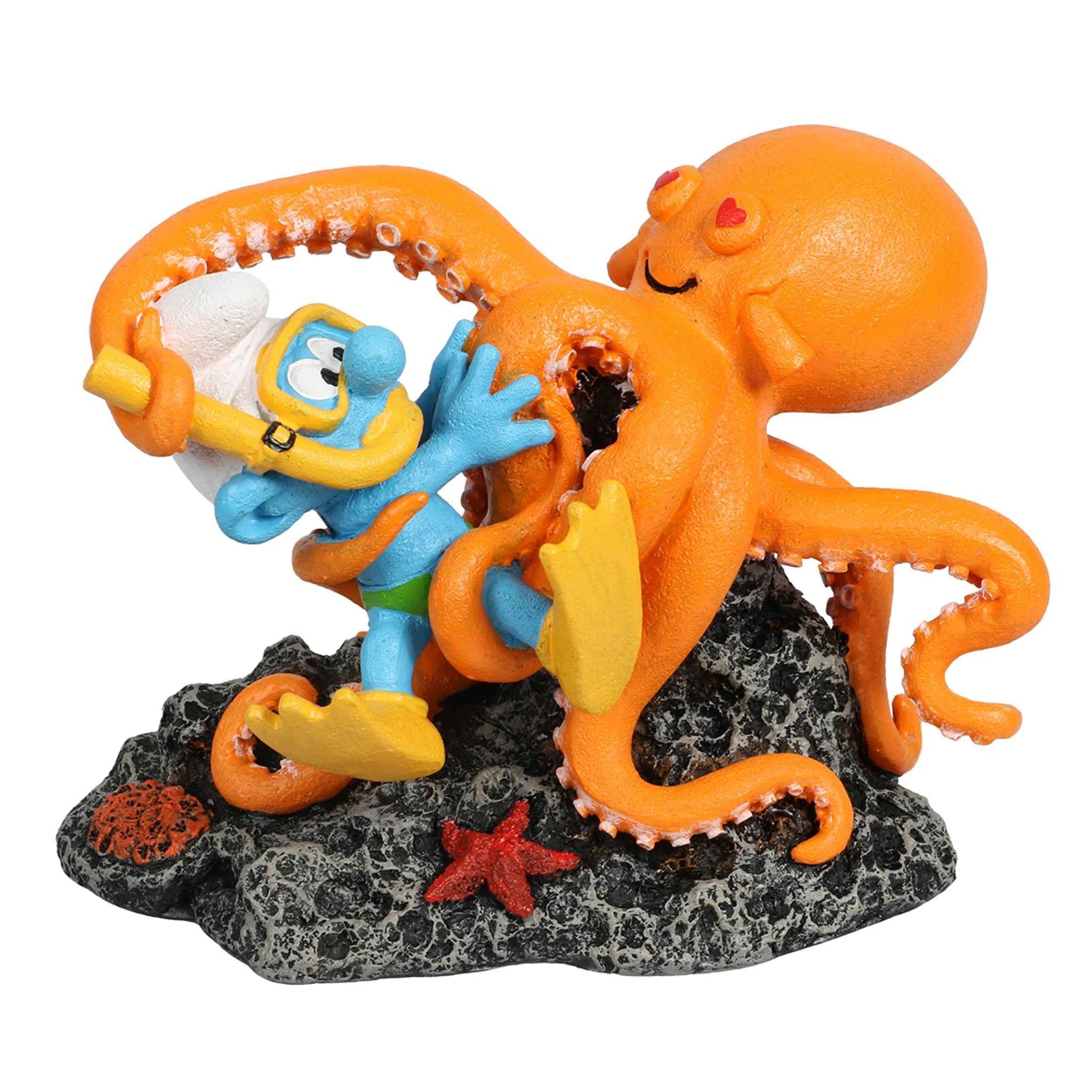 Deko-Figur Polyesterharz Blau 13,4×7,9×9,8 cm | AquaDella by Laroy Group