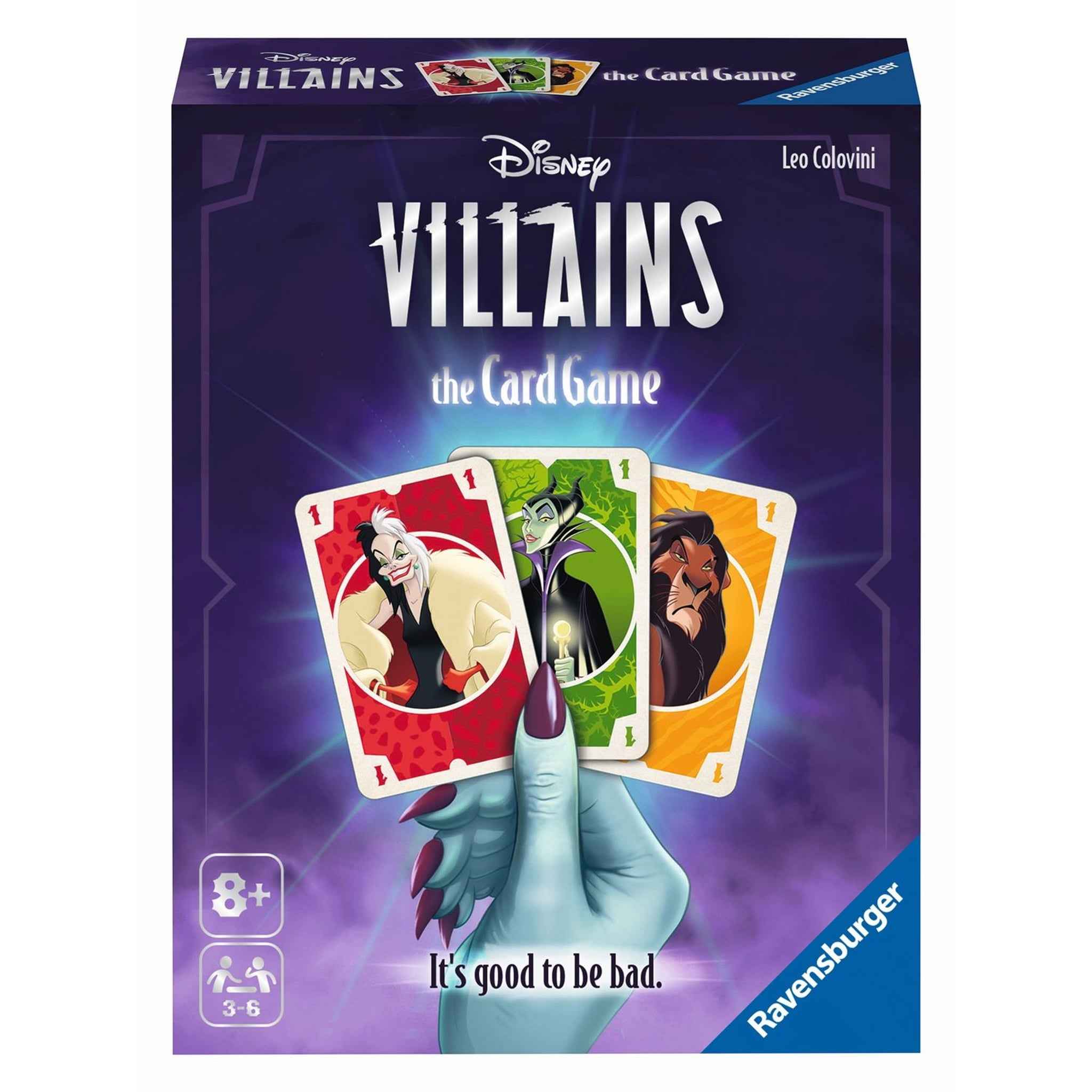 Disney Villains Kartenspiel ab 8 Jahren 3-6 Spieler 120 Karten | Ravensburger