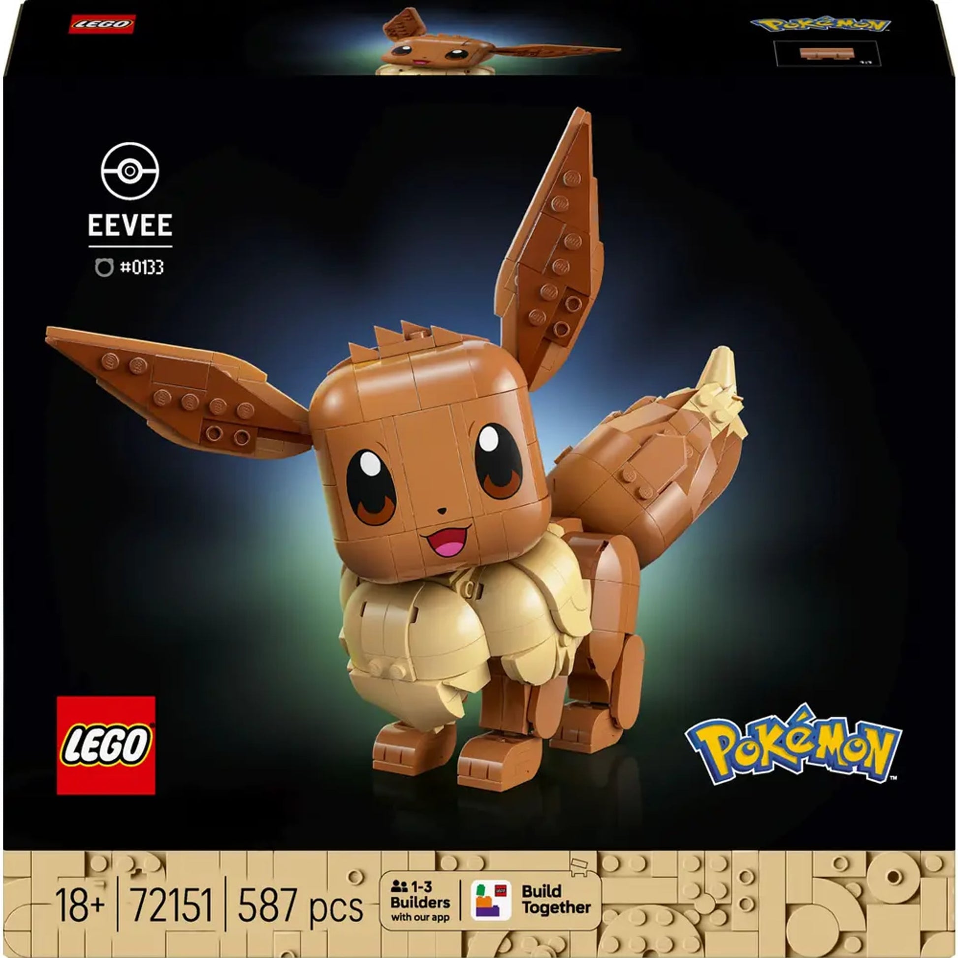 Bauset Evoli 587 Teile Pokémon ab 18 Jahren