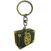 Schlüsselanhänger Metall schwarz 4 cm | ABYSSE